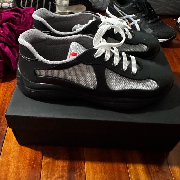 Prada America's Cup Soft rubber and bike fabric sneakers - Picture 3 of 9